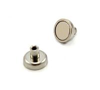 N42 Pot Neodymium Pot Per Applicazioni Fai -Da -Te, Ingegneria, Produzione, Impiccagione E Mantenimento - Thread x 13mm Di Altezza x 13mm - Pullo Da 9,7kg - Pacco Di 10
