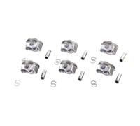N54 Pistone e anello set 6 pezzi compatibili con 11257610295 11257577586 φ 84mm Fits E80 E90 E93 E60 E61 E89 F02 135i 535i 740i X6 N54B30 3.0L L6 Engine