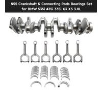 N55 Crankshaft & Connecting Rods Bearings Set per BMW 535i 435i 335i X3 X5 3.0L#