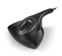 N8WERK L'aspirateur à acariens Midnight Black Edition | Aspirateur de matelas à Forte Puissance d'aspiration | Stérilise Les Surfaces avec la Lumière UV-C | Détruit jusqu'à 99,9% des acariens