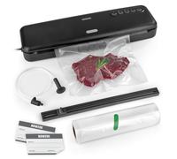 N8WERK Macchina per sottovuoto | Macchina per sottovuoto per alimenti | Utilizzabile con sacchetto sottovuoto universale | saldatura da 30 cm | Saldatrice adatta per congelare il porridge del bambino