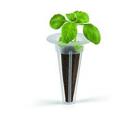 N8WERK Set di ricambio per la coltivazione, set di 28 spugne per piante e 28 vasi per semi, sistemi di coltivazione idroponica, per la coltivazione di verdure, fiori ed erbe aromatiche