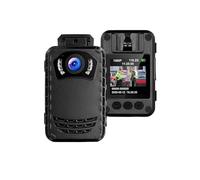 N9 1296P Body Cam 256GB Registrazione Videoregistratore for telecamera indossabile for mini di sicurezza for visione notturna della polizia(Camera with 128GB)