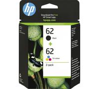 N9J71AE HP 62 2-pack Black/Tri-color Original Ink Cartridges 1037306