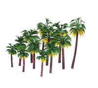 NA 12 pezzi di modelli di palme paesaggistiche utilizzati per fai da te in miniatura artificiale layout pluviale modelli foresta pluviale possono anche topper per