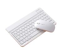 NA 2.4GHz Bluetooth tastiera mouse pettine Set per iPad 10 pollici bianco