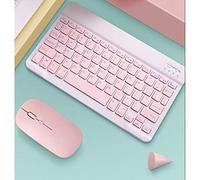 NA 2.4GHz Bluetooth tastiera mouse pettine Set per iPad 10 pollici rosa