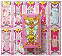NA 59 Pezzi Carte Captor Sakura Clow Cards Kinomoto SAKURA Magic Book Set Completo - Regalo Classico/Compleanno per Ragazza (Stile 3)