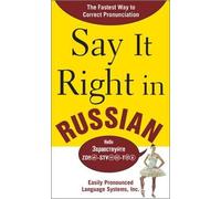 NA EPLS Say It Right in Russian (Tascabile)