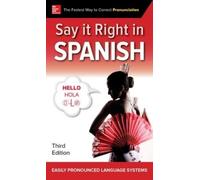 NA EPLS Say It Right in Spanish, Third Edition (Tascabile)