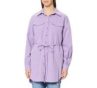 NA-KD Camicia Oversize con Cintura, Viola, 40 Donna