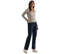 NA-KD Jeans da Donna in Denim a Vita Alta a Gamba Larga, Multicolore, 42