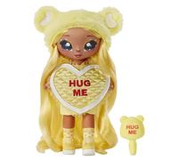 Na! Na! Na! Surprise Serie Sweetest Heart - MARIA BUTTERCUP- Bambola di peluche gialla con capelli biondi, vestito a forma di cuore e spazzola - Da collezionare - Regalo per bambini dai 5 anni in su