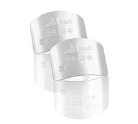 NA Protezione per dita in acciaio inox 304, protezione per dita da cucina, protezione per dita in acciaio inox, per evitare di ferire quando affettare e tagliare a cubetti in cucina, 2 pezzi