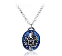 NA The Vampire Diaries Collana Donna Ragazze Damon Salvatore Lettera D/S Stemma Solare Lapis Ovale Ellisse Collane Pendenti Girocollo