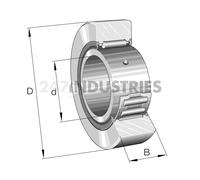 NA2207-2RS-A INA 35 x 72 x 22,7 mm SUPPORT ROLLER Rotella a rullini