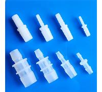 NAABHIKA 2 pz 24 Taglie 2.4-15.8mm Diametro Riduttore di Plastica Tubo di Silicone Giunto Dritto Tubo dell'Acqua del Gas Connettori per Tubo Acquario Drop Ship-5.6-7.9 mm