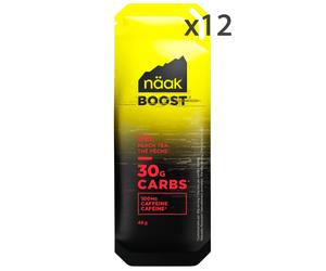 Naak - Set da 12 gel energetici - Gels Boost Energy Thé Peche 12 x 48g