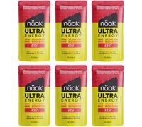 Naak Ultra Energy™ Energy Drink Monodose Box Watermelon 72g 6 Units Trasparente