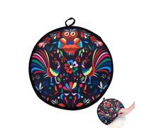 Naan - Scalda-tortilla in tessuto, 30,5 cm, isolato, adatto al microonde, per alimenti Naan, farina di mais, pizza, per feste in famiglia