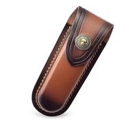 Naapesi 1 Pcs Fodero Coltello Pieghevole, Fodero In Pelle Fatto, Fodero per Coltelli in Pelle, Custodia per Coltelli Tascabili in Pelle, Borsa per Coltelli Pieghevole, Pelle Custodia Coltelli