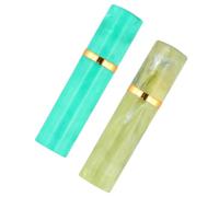 Naapesi 2 Pezzi Travel Atomizzatore Profumo - 5 ml Mini Flaconi di Profumo Portatili Bottle, Elegante Texture Marmo, Nebulizzazione Fine, Resistenti, Ricaricabile, per Borsa/Bagaglio a Mano