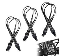 Naapesi 3 Pezzi Corda Elastica, Cinghia Elastici Moto Portapacchi, Corda del Casco Regolabile Corda di Fissaggio Highly Elastic con Ganci per Porta Casco Bagagli Moto Bici (68-120CM)