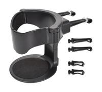 Naapesi Portabicchieri per Auto, Supporto per Bocchette dell’Aria dell’auto, con 3 Paio Clips, Diametro ＜8,5 cm, per Termos Tazza di Caffè Bevanda Portacenere, Nero