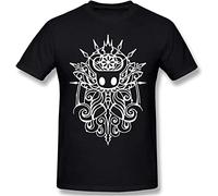 NABAT Hollow Knight Tribal Hollow Knight T-Shirt Graphic Unisex Black Top Shirt L