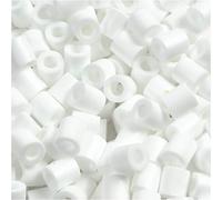 Nabbi - Perline a Fusione, plastica-P, plastica, White, 1100-Piece
