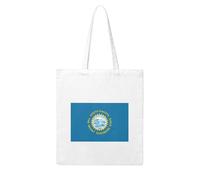NABEAR Borsa per la spesa in tela con bandiera del South Dakota, riutilizzabile ed ecologica, con stampa a tracolla, borsa tote da donna