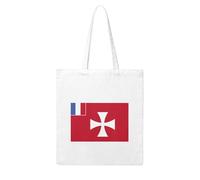 NABEAR Borsa per la spesa in tela con bandiera delle isole Wallis e Futuna, riutilizzabile ed ecologica, con stampa a tracolla, borsa tote da donna
