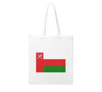 NABEAR Borsa per la spesa in tela con bandiera dell'Oman, riutilizzabile ed ecologica, con stampa a tracolla, borsa tote per donne