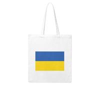 NABEAR Borsa per la spesa in tela con bandiera dell'Ucraina, riutilizzabile ed ecologica, con stampa a tracolla, borsa tote per donne