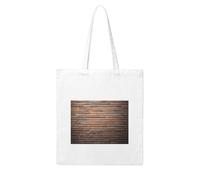 NABEAR Borsa per la spesa in tela di sfondo industriale con muro di mattoni-riutilizzabile, ecologica con borsa a tracolla stampata per le donne