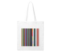 NABEAR Linee Verticali Irregolari Tela Shopping Bag-Riutilizzabile, Eco-Friendly Con Stampato Borsa A Tracolla Tote Bag Per Le Donne