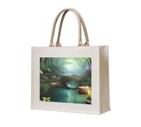 NABEAR Little Bridge In The East, borsa da trasporto in tela, ecologica, riutilizzabile, borsa a tracolla da donna
