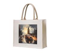 NABEAR London Color Taxi Canvas Carry Tote Bag - Borsa per la spesa ecologica riutilizzabile, borsa a tracolla per donna