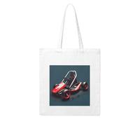NABEAR Mini Kart Canvas Shopping Bag-Riutilizzabile, Eco-Friendly Con Stampato Borsa A Tracolla Tote Bag Per Le Donne