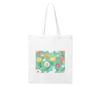 NABEAR Spring Happy Easter Holiday Canvas Shopping Bag - Borsa per la spesa riutilizzabile, ecologica con stampa a tracolla per donne