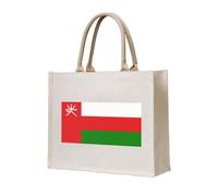 NABEAR Sultanate Of Oman - Borsa tote in tela ecologica riutilizzabile, borsa a tracolla da donna