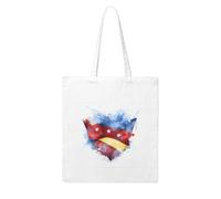 NABEAR The Star-Spangled Banner - Borsa per la spesa in tela riutilizzabile ed ecologica con stampa a tracolla da donna