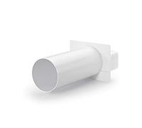 Naber flow 150 - Raccordo di collegamento a muro 2, colore: Bianco