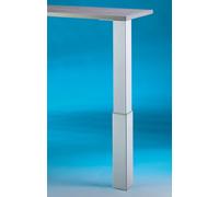 Naber Tram Polo 2 rettangolare. stuetzfuss altezza, colore acciaio inox 1100 mm