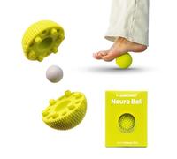 NABOSO Neuro Ball, strumento per il rilassamento miofasciale del piede, palla massaggiante testurizzata per piedi, automassaggio, mobilità e recupero