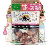 Nabür - 250gr TISANA ALLATTAMENTO Bio (+125 Tazze) Tisana della Mamma, Favorisce L'Allattamento Materno - Finocchio, Fieno greco, Cumino, Honeybush