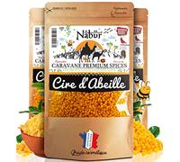 Nabür - Cera d'api 1000 gr | 100% Pure Cera D'api Pastiglia Perla | Grado Cosmetico | Beewrap, fai da te, Candela, Matita | Confezionata nella regione PACA…