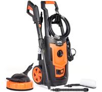 NAC Idropulitrice 1800W 130 bar - Mini Idropulitrice Compatta - Piccola Idropulitrice Portatile (7,4 kg) - Pompa in alluminio 420 l/h con Patio Cleaner per Auto & Giardino NEW AMERICAN CONCEPT