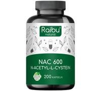 NAC N-Acetil-Cisteina 600 mg, vegano, senza additivi e ad alto dosaggi