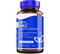 NAC N-Acetil-Cisteina 600Mg - NAC Supplemento Vegan - Alta Qualità + Alto Dosagg